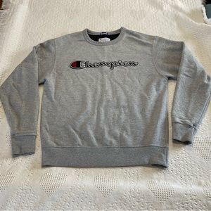 Gray Champion Pullover Sweatshirt (M)